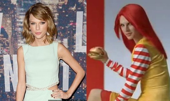 Model Iklan Makanan Berwajah Sangat Mirip Taylor Swift