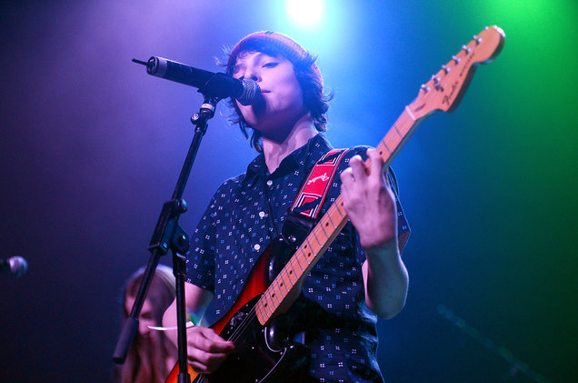 finn wolfhard with guitar