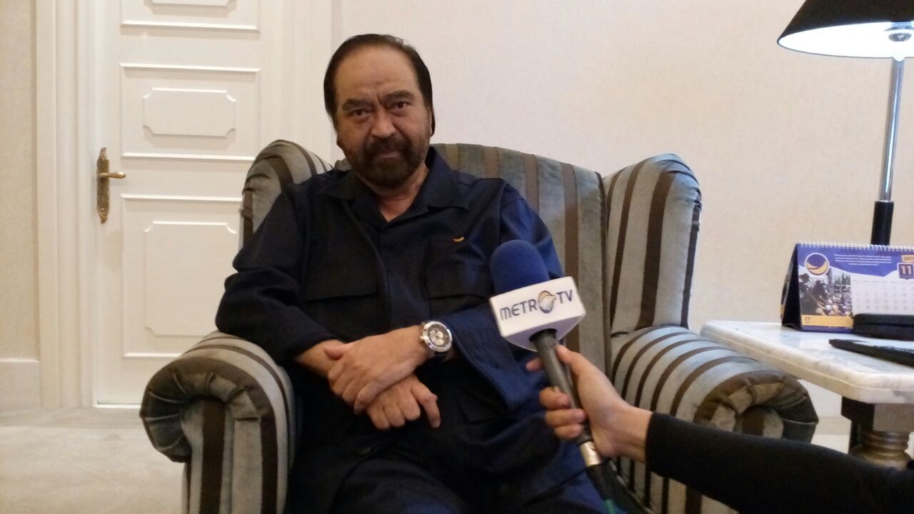 Surya Paloh Puji Sikap Jokowi Tolak Pengakuan Trump
