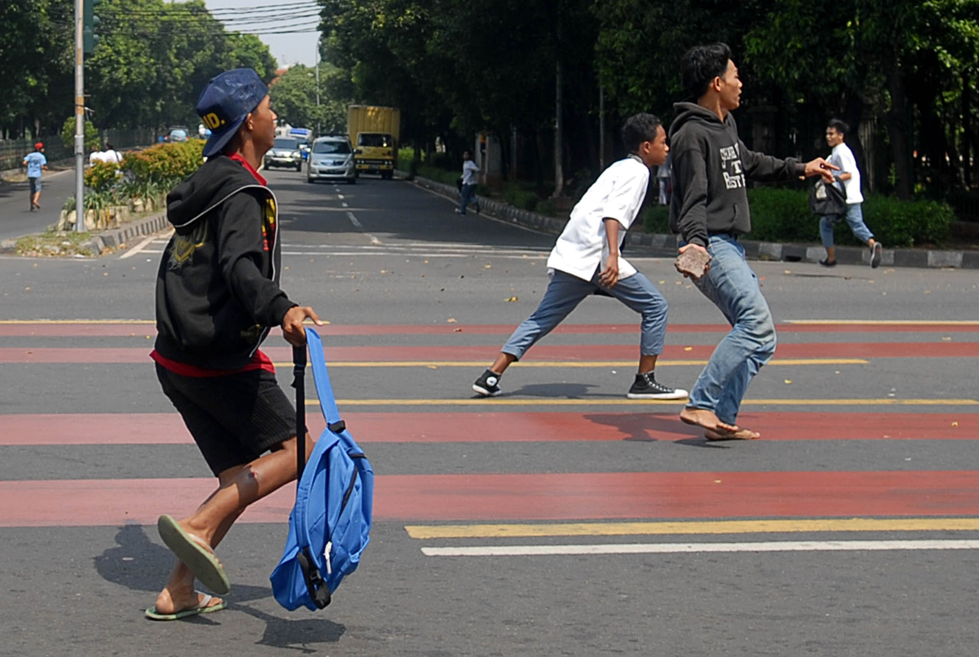 Polisi Buru Pelaku Tawuran Pelajar di Gandaria
