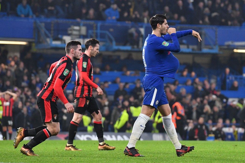 Selebrasi Alvaro Morata Berbuah Petaka