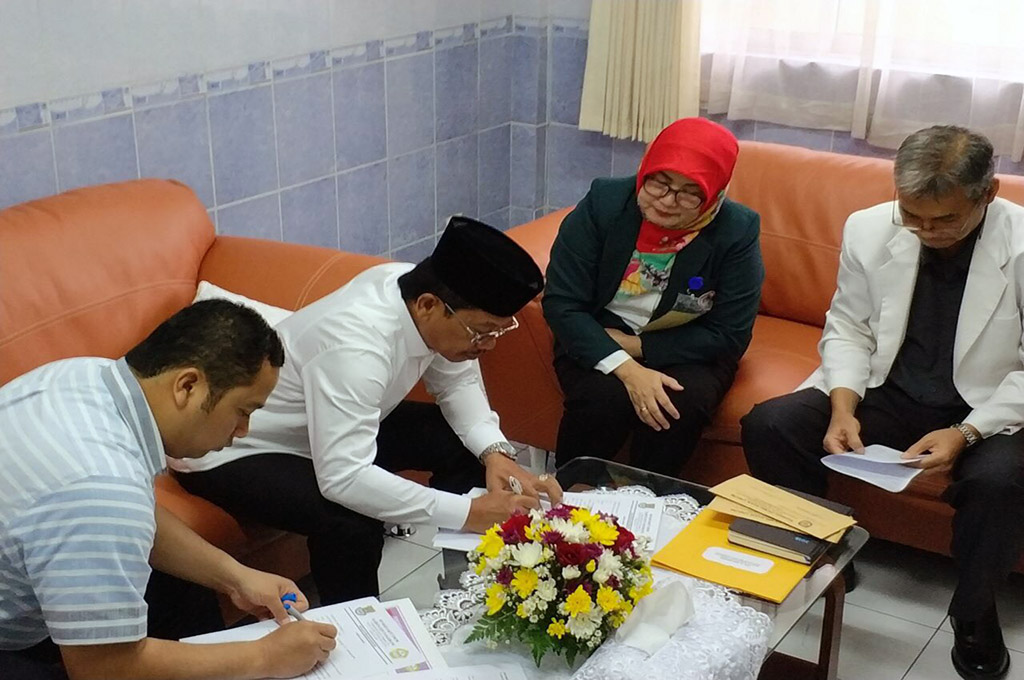 Arief-Sachrudin Tes Kesehatan di RSUD Tangerang