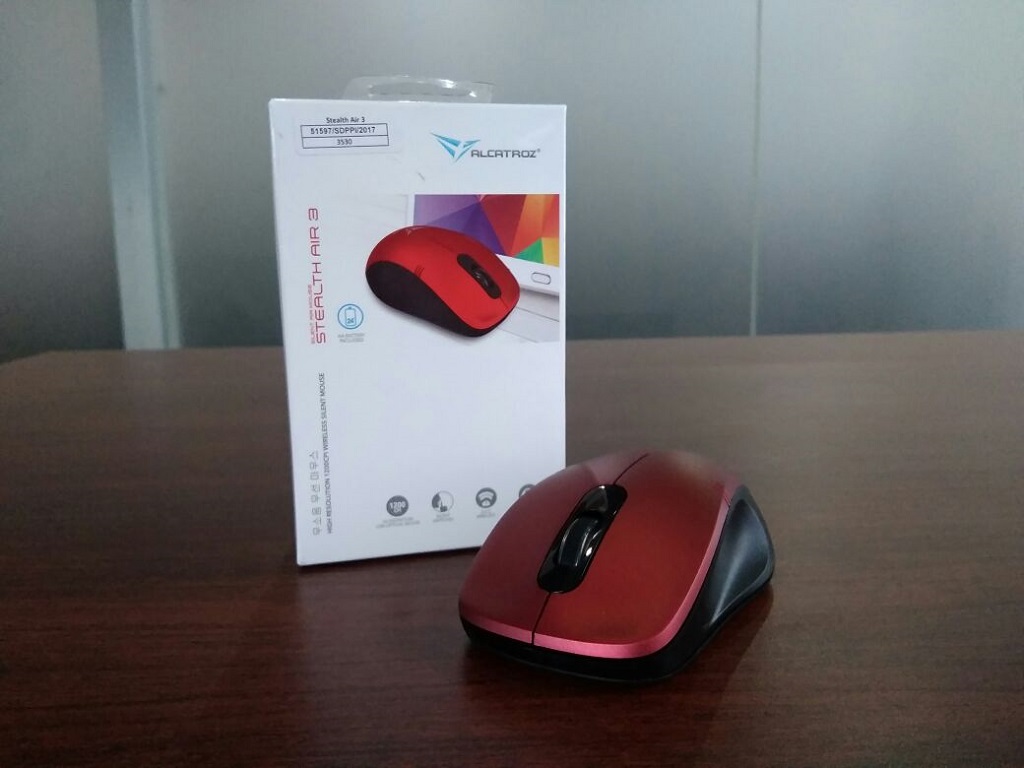 Alcatroz Stealth Air 3, Mouse Terjangkau Anti Bising