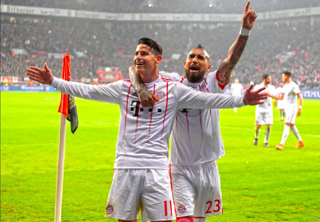 James Gemilang, Bayern Jungkalkan Leverkusen