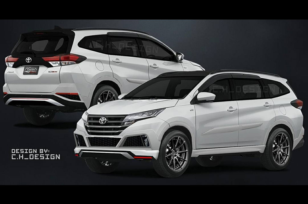 Gaya Sporty All New Toyota Rush Versi C H Design