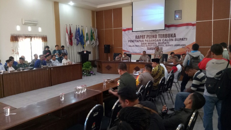 Tiga Pasangan Calon Bertarung di Pilkada Jombang