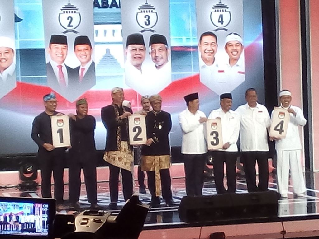 Pasangan Rindu Dapat Nomor Urut 1 di Pilgub Jabar