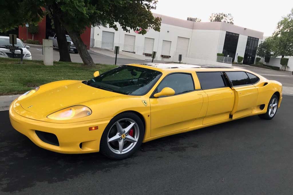 Limusin Ferrari Modena 360, Supercar Bergaya Unik