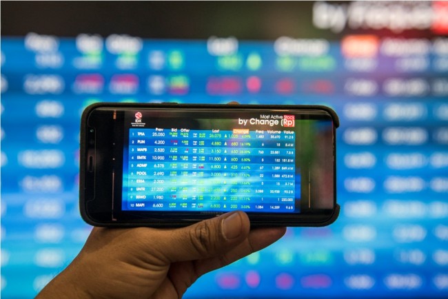 IHSG Minus 2,82 Poin