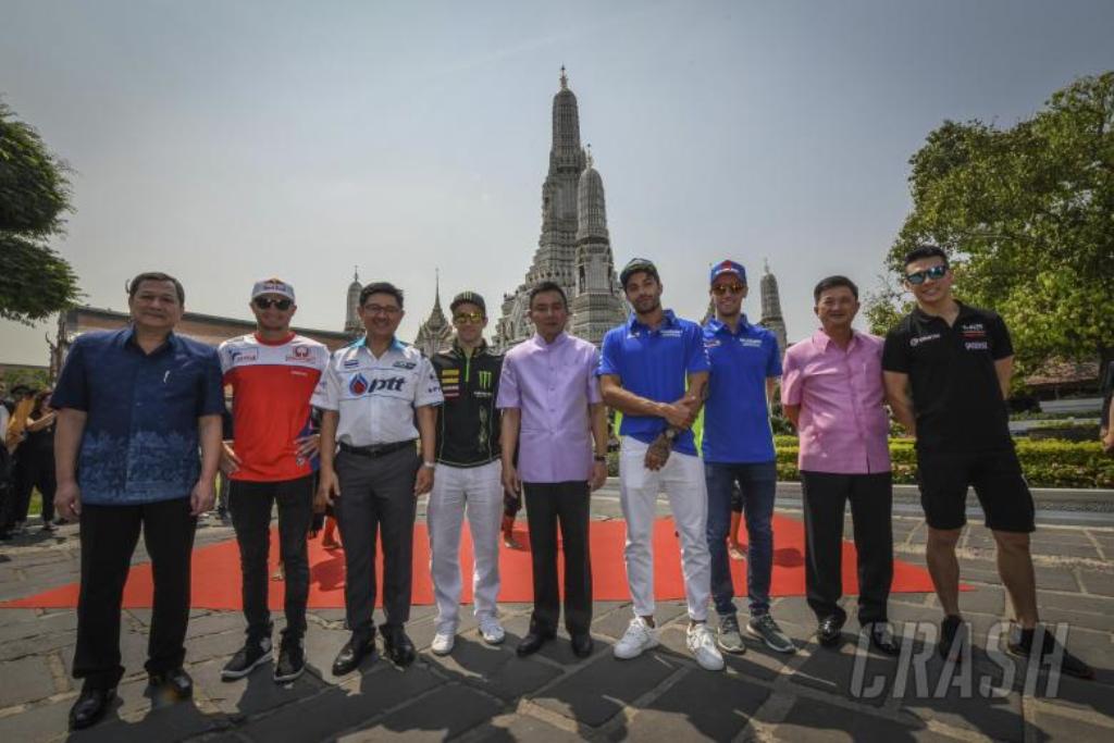 Tes Pramusim: Tiba di Bangkok, Pembalap MotoGP Disambut PM Thailand