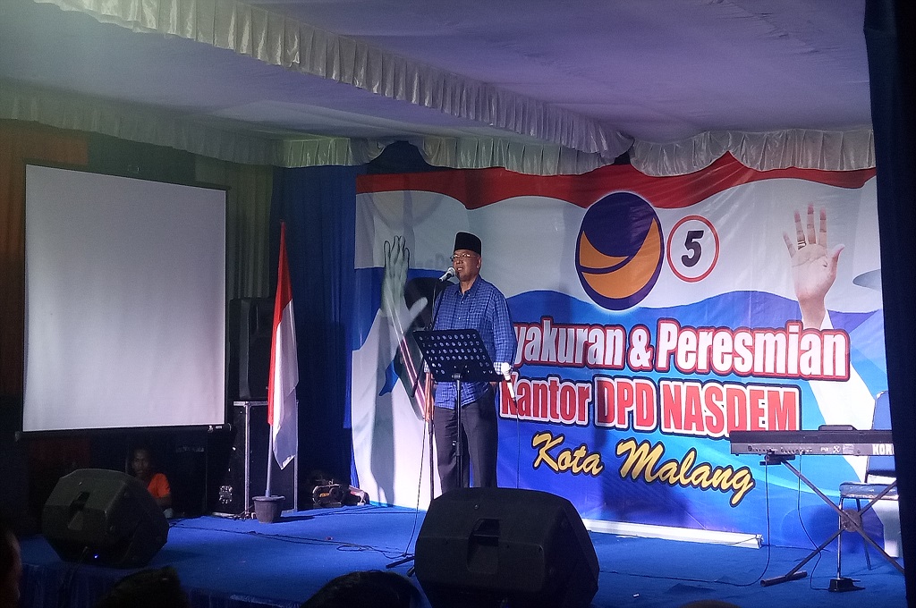 NasDem Malang Koordinasikan Target Pileg 2019 di Kantor Baru