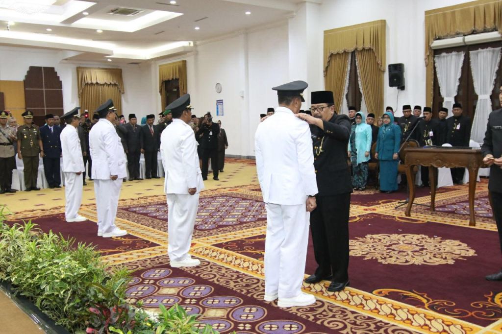 Purna Tugas, Soekarwo Lantik Empat Penjabat Bupati