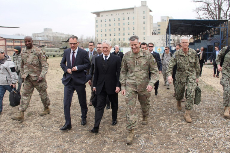 Mattis in Kabul, Says Elements in Taliban Open to Peace Talks