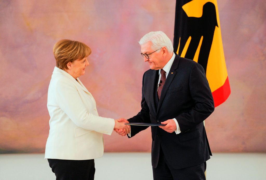 Angela Merkel Dilantik jadi Kanselir Jerman Keempat Kalinya