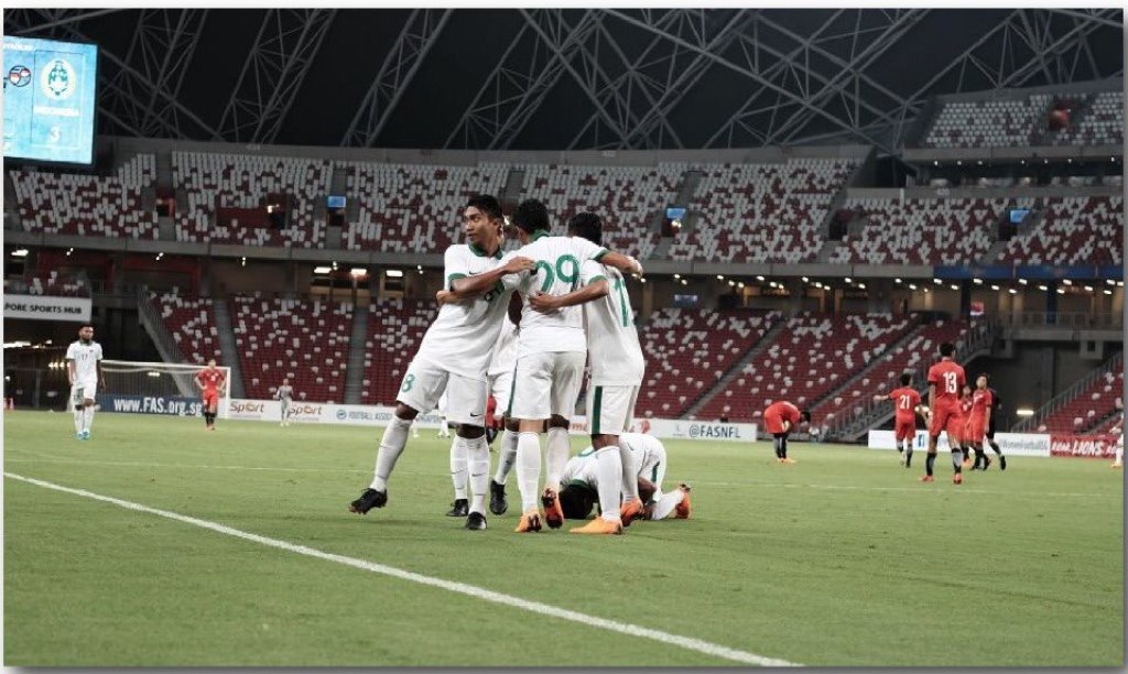 Tampil Dominan, Timnas U-23 Hancurkan Singapura