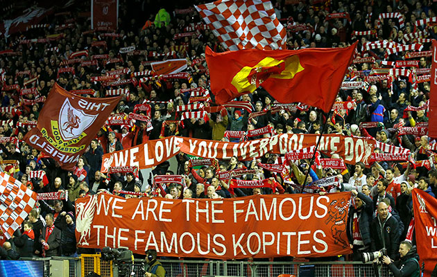 Suporter Liverpool Paling Berisik di Liga Inggris