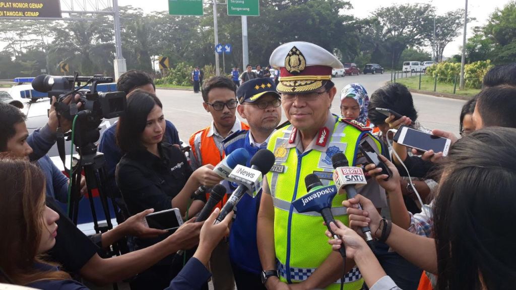 Uji Coba Ganjil Genap Tol Jakarta-Tangerang Kurangi Kepadatan 47%