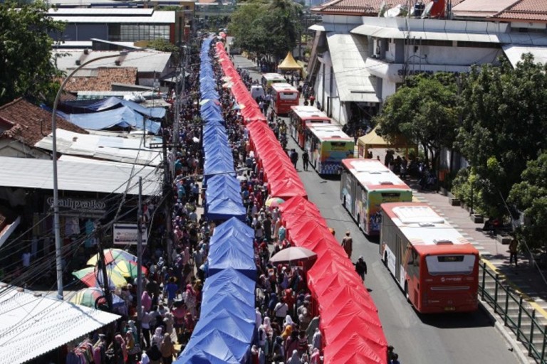 Pemprov Kesulitan Temukan Calo Penjual Tenda Tanah Abang