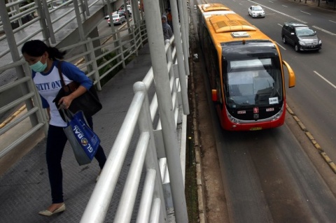Ganjil Genap Tingkatkan Penumpang TransJakarta