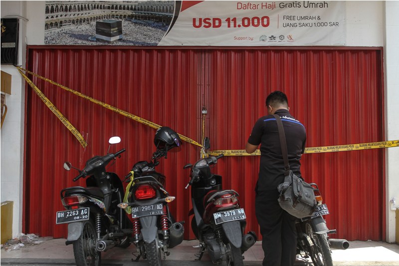 Aset ABU Tours di Pekanbaru Disegel