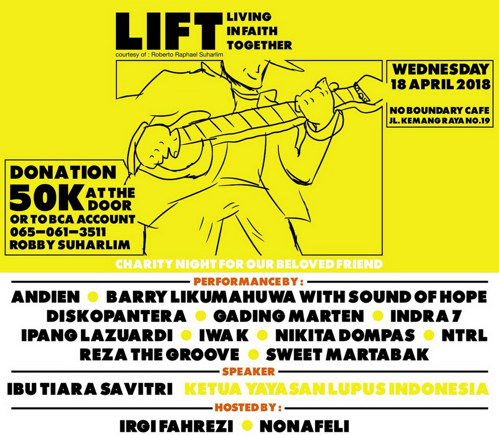 Andien, NTRL, dan Sejumlah Musisi Galang Konser Amal Bagi Fotografer Panggung Robby Suharlim