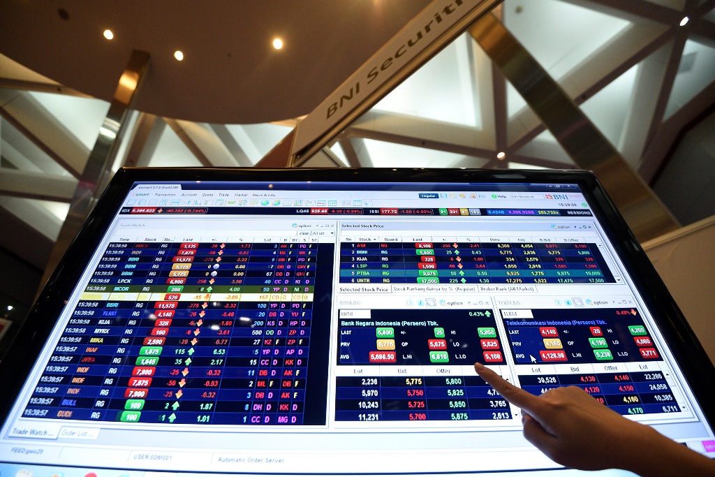 IHSG Perdagangan Siang Ditutup Ambruk