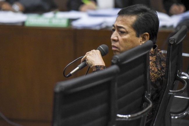 Hakim ke Novanto: Jadi Ada Benjol Sebesar Bakpao?