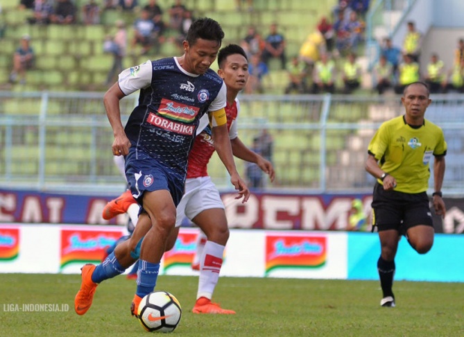 Arema Tuai Kemenangan Perdana di Liga 1 2018