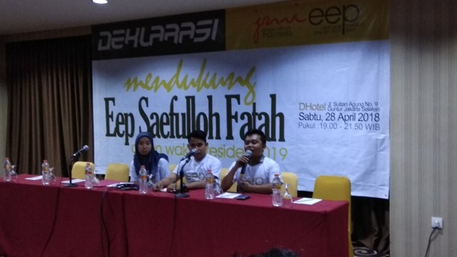 JMI Deklarasi Tanpa Koordinasi dengan Eep Saefulloh