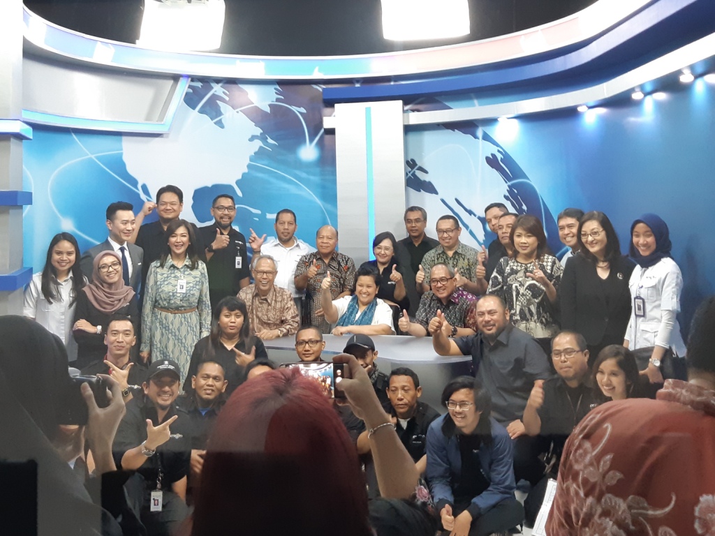 Studio TV Vokasi UI dan Metro TV Diresmikan