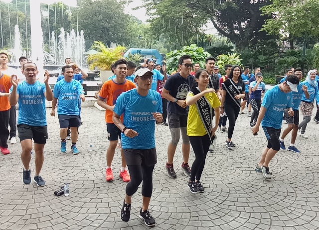 Sandi Berlari Bersama Abang None Jakarta 2018