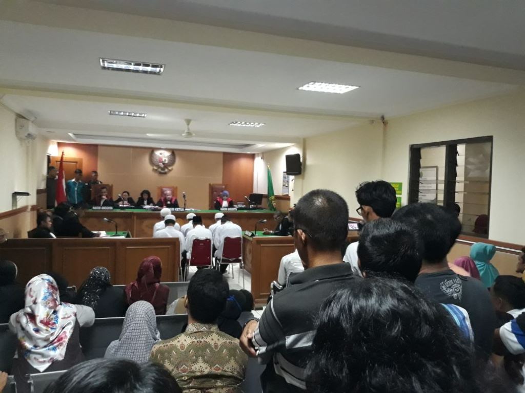 Terdakwa Kasus Pembakar Zoya Divonis 7 hingga 8 Tahun