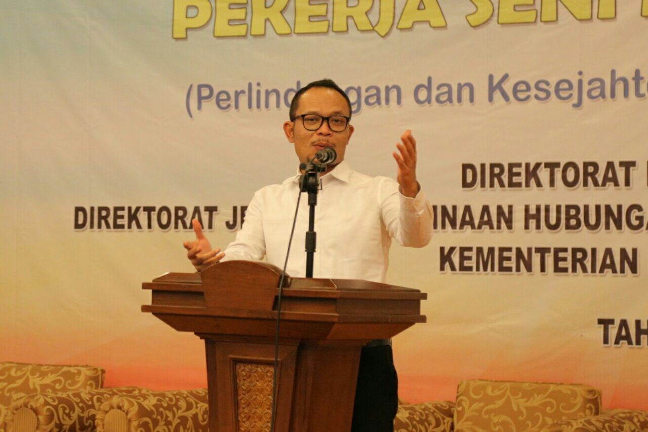 Menaker Dukung Regulasi yang Melindungi Pekerja Seni