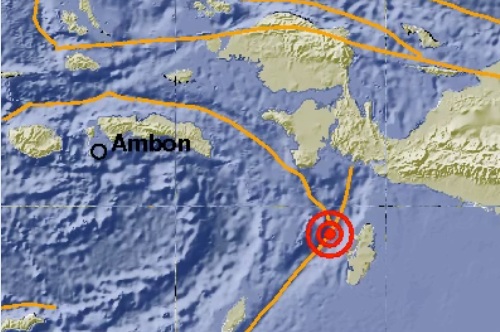 Gempa Guncang Tenggara Tual-Maluku