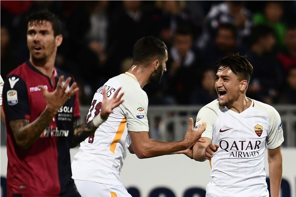 Cengiz Under Bawa Roma Pecundangi Cagliari