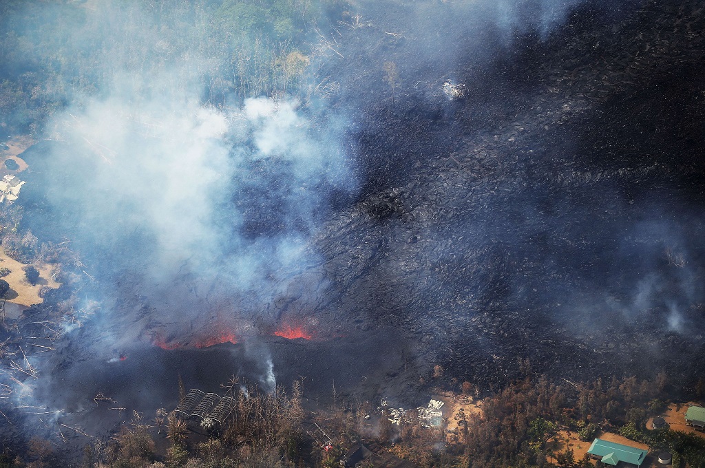 Jumlah Rumah yang Terkena Lava Kilauea Terus Bertambah