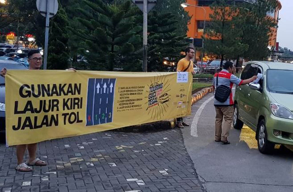 ALTIC Kampanye Penggunaan Jalur Kiri