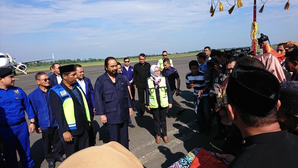 Surya Paloh Sapa Kader NasDem di Deli Serdang