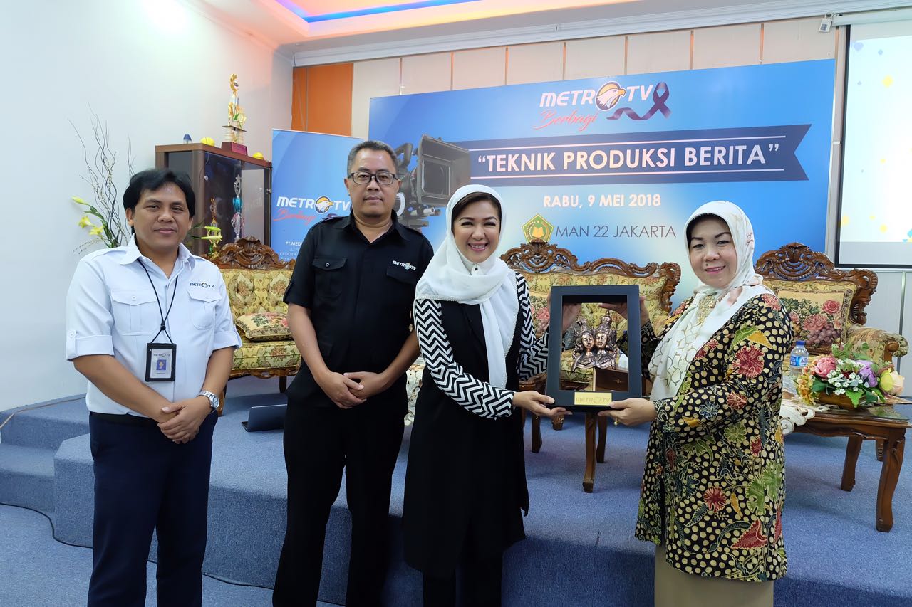 Metro TV Tularkan Ilmu Jurnalistik ke Siswa Madrasah Aliyah