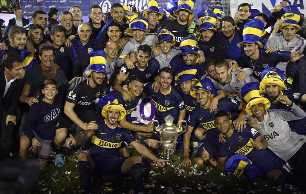 Boca Juniors Sabet Juara Liga Argentina 2017--2018