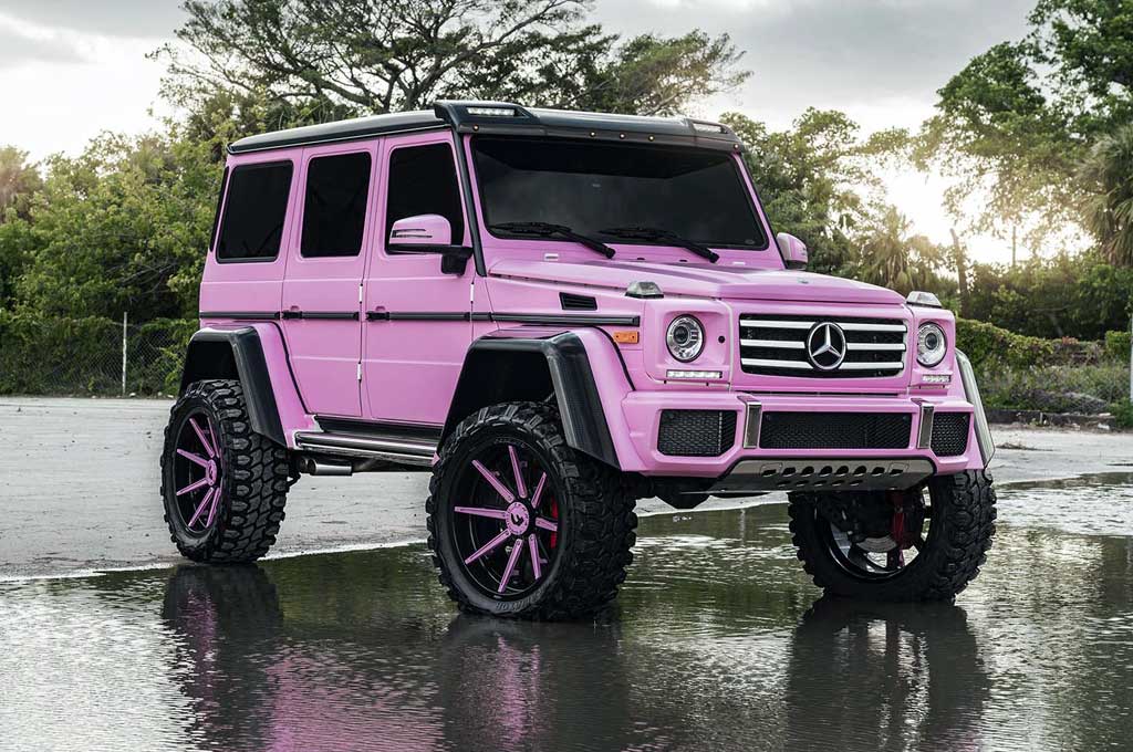 Mercedes-Benz G500 4×4 Pinjam Warna Barbie