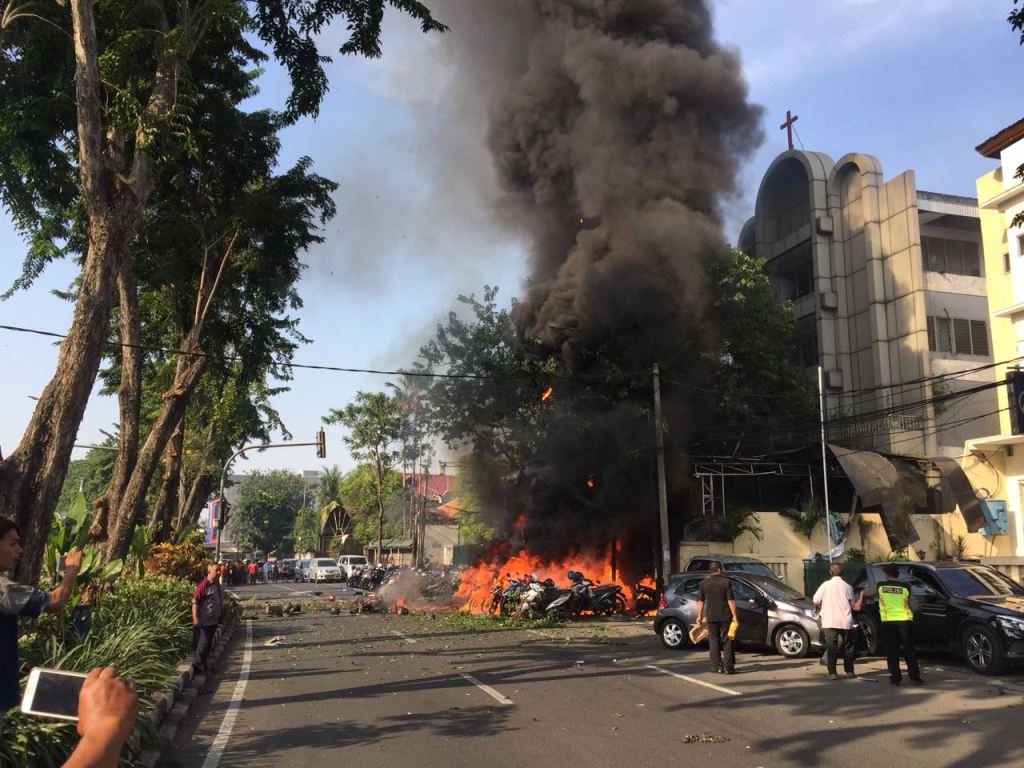 Satpam Gereja GKI Diponegoro Sempat Mencegat Terduga Pelaku