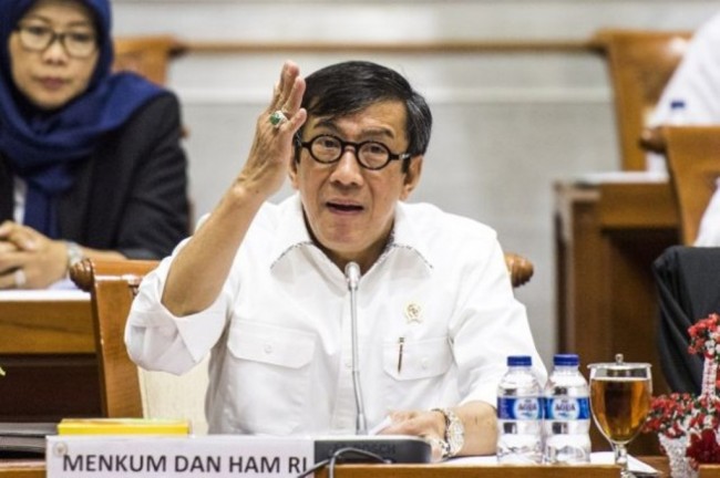 Yasonna Sebut DPR Menghambat RUU Terorisme