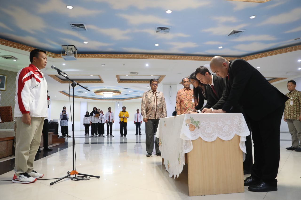 Menpora Lantik Richard Sam Bera jadi Ketua Umum BOPI