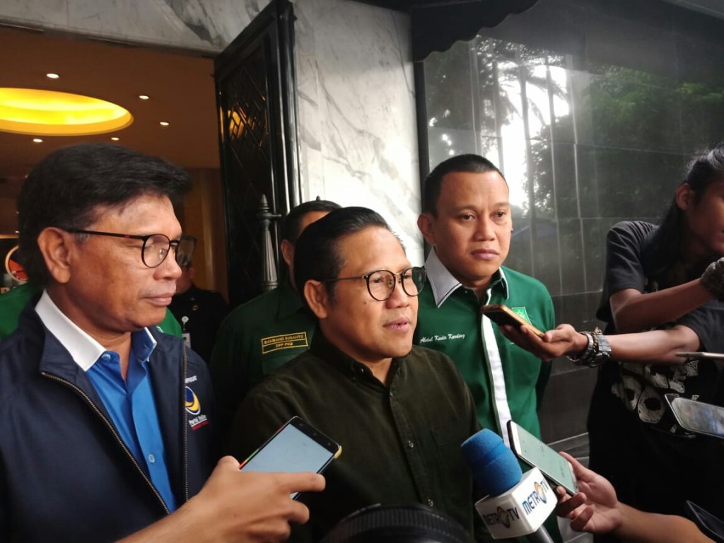 Cak Imin Minta Restu Surya Paloh jadi Cawapres Jokowi