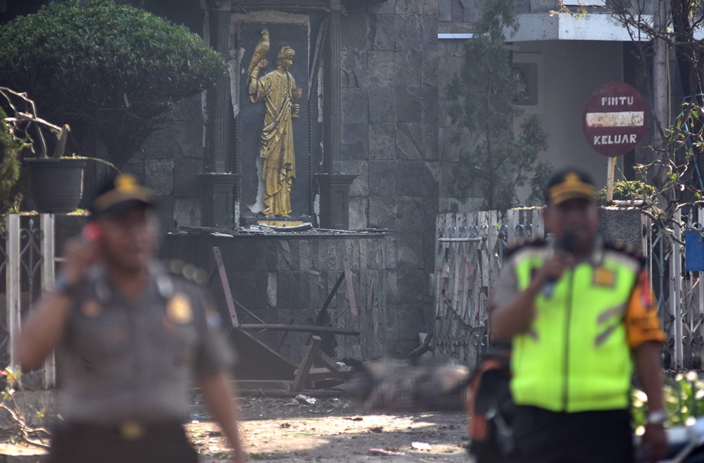 Tubuh Pengebom Gereja di Ngagel Rusak Parah