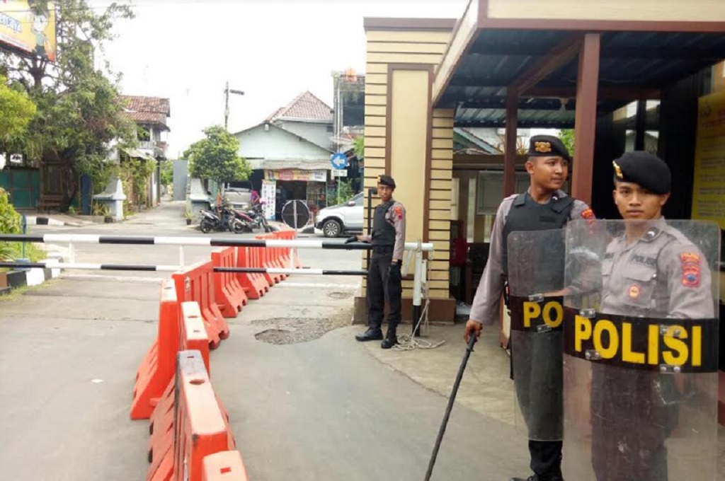 Polisi Gandeng TNI dan Banser Amankan Masyarakat Jepara