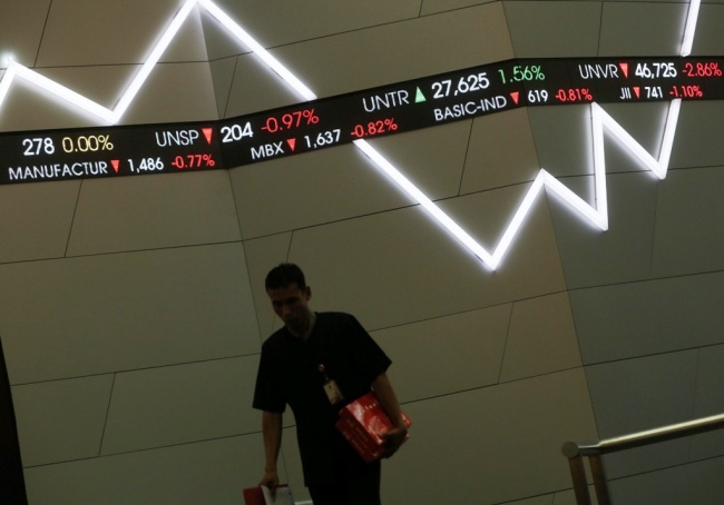 IHSG Minus 25,54 poin