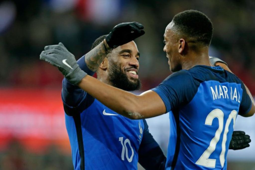 Skuat Final Prancis di Piala Dunia Minus Lacazette dan Martial