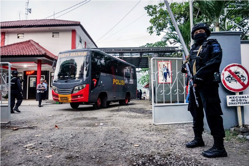 58 Tahanan Terorisme di Lapas Nusakambangan Dipindah